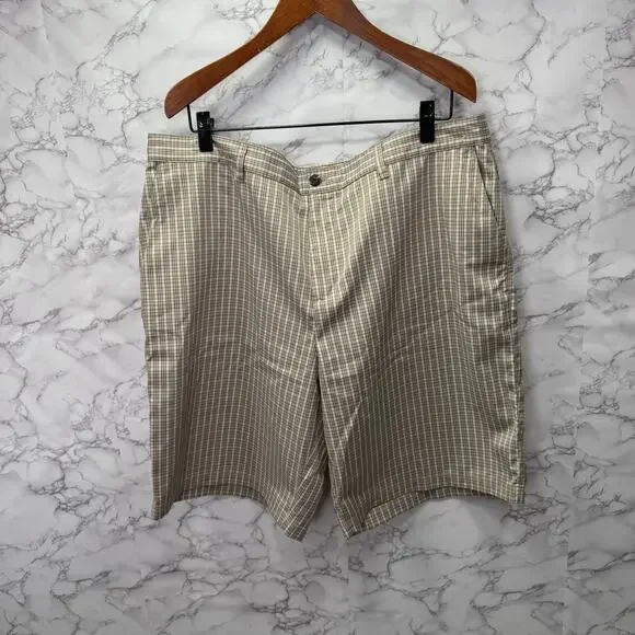 Adidas Men’s Golf Shorts sz 42 Plaid Performance #G938 - Picture 2 of 9